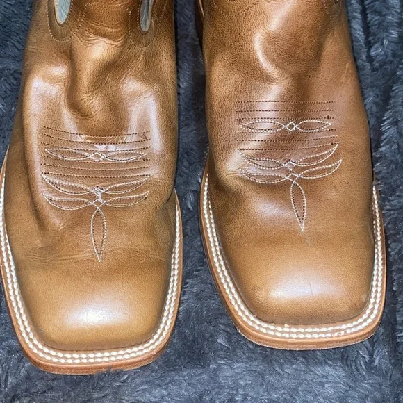 🎀Horse Power Mens Gunny Jimmy Royal Jimmy Leather Cowboy Boots! - Picture 8 of 10